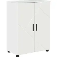 vidaXL Badezimmerschrank mit Speicher Hochglanz Weiß 60 x 35 x 80 cm