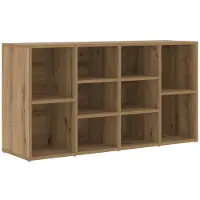 vidaXL Schuhbank Artisan-Eiche 103 x 30 x 54,5 cm Holzwerkstoff