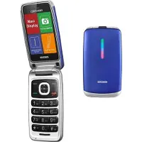 Brondi Contender, Klappgehäuse, Dual-SIM, 7,62 cm (3"), 1,3 MP, 800 mAh, Blau, Metallisch