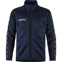 Craft Trainingsjacke Squad 2.0 Full Zip Kinder Navy-Größe 146