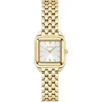 BOSS Herrenuhr 1502823 Petite Goldton, quadratisches Gehäuse mit abgerundeten Kanten