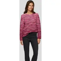 Rabe Rundhalspullover mit intarsien Print