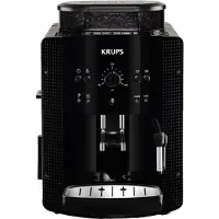 Krups EA 8108 Vollautomatische Espressomaschine, Kunststoffgehäuse, Zeitschaltuhr, Integriertes Mahlwerk, Milchaufschäumer, Wasserfilter