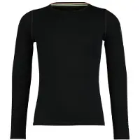 Smartwool Unterhemd Classic Thermal Merino Base Layer Crew Boxed Kinder Black-M
