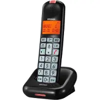Brondi Bravo Moon Black, Kabelloses Mobilteil, Freisprecheinrichtung, Schwarz