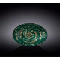 Wilmax Schale oval 25x16,5 cm Grün Porzellan, 3er Set