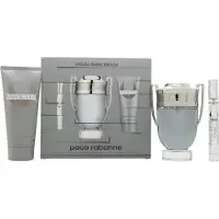 Paco Rabanne Invictus Giftset Edt Spray 100ml/Shower gel 100ml/Edt Spray 10ml 210 ml