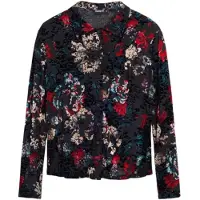 Desigual Damen Langarmshirt Schwarz, Größe XS