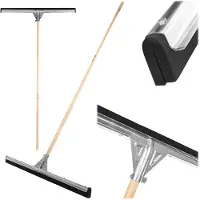 Kadax Bodenabzieher "Orsa", mit langem Metallstiel, Bodenwischer, Abzieher, 75 cm