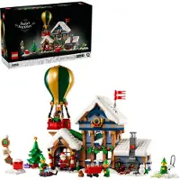LEGO Icons Postamt des Weihnachtsmanns, Wohn-Deko oder Büro-Deko, Bauset aus der Winter-Sammlung, Weihnachtsgeschenk für Erwachsene und Familien, mit Weihnachtsmann-Minifigur und 4 Elfen 10339