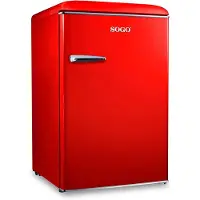 Sogo Retro Eintüriger Kühlschrank