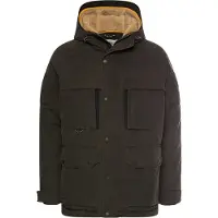 Camel active Winterjacke mit Taschen in Dunkelbraun | Gr.: 54