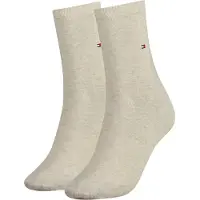 Tommy Hilfiger Socken "TH WOMEN SOCK CASUAL 2P" 2 Paar, 2 Paar tlg. mit flacher Zehennaht