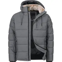 Indicode Herren - Inhebero Jacke - Charcoal Mix