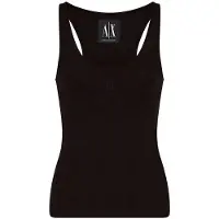 Armani Exchange für Damen. XW000829AF13729UC001 Top Schwarzes Icon (M), Lässig, Viskose, Ärmellos / Hosenträger