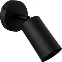 Bamyum Champion Wandleuchte Schwarz Metall 8 x 17 cm, Wandleuchte Innen Schwarz, Wohnzimmer Wandlampe, Wandleuchte Innen Vintage, Wandlampe Vintage - Schwarz
