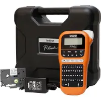 Brother Beschriftungsgerät P-touch E110 VP, QWERTZ-Tastatur, mit 9 mm Flexi-Tape