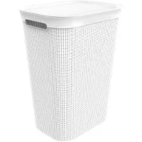 Rotho Wäschesammler Brisen, 50 l mistletoe weiss GLO655705875