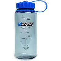 Nalgene wide mouth sustain, Trinkflasche, 500 ml, grau
