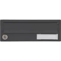 Renz Ersatztüre für Hausbrieffachanlage 300 x 110 mm, basaltgrau RAL7012