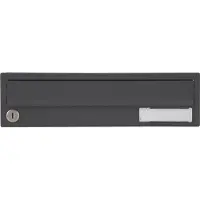 Renz Ersatztüre für Hausbrieffachanlage 395 x 110 mm, basaltgrau RAL 7012