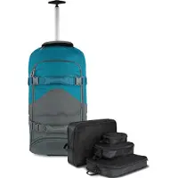 Normani Reisetasche mit Rucksackfunktion 90 L mit 4 Kleidertaschen