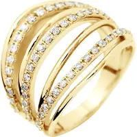 Diadema - Ring - Prestige Jewelery - Diamanten - Gelbgold