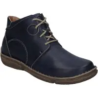 Josef seibel 85146-950 Neele 46 Damen Stiefeletten Schnür Boots , Größe:43 EU, Farbe:Blau