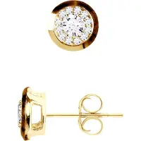 Diadema - Ohrringe mit Diamanten - Gelbgold