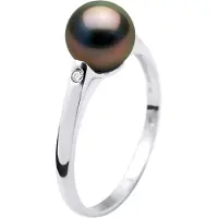 Diadema - Ring - Diamanten - Tahiti-Perle - Weißgold