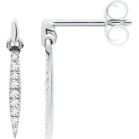 Diadema - Ohrringe - Diamanttropfen - Weißgold