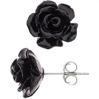 Diadema - Ohrringe - Schwarze Rose - Love Jewelry Kollektion