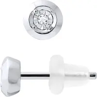 Diadema Diamant-Ohrstecker 0,020 0,50 Karat Karat Illusion Weißgold