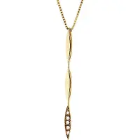 Diadema - Halskette mit Diamanten - Gelbgold