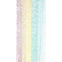 2lif Türvorhang, bunt, Kunststoff