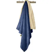 De Witte Lietaer Tagesdecke Teddy Laya Royal Blue-220 x 240 cm