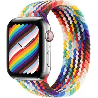 Apple Geflochtenes Solo Loop für Watch | 44/45/46/49 mm - Größe 6 - Pride Edition