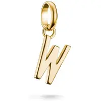 Thomas Sabo Charm-Anhänger Buchstabe W Connect vergoldet