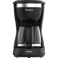 Taurus VERONA 6, Filterkaffeemaschine, 0,6 l, Gemahlener Kaffee, 600 W, Schwarz, Edelstahl