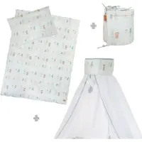 Roba Kinderbettgarnitur 4-teilig Woodland Buddies