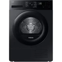 Samsung 9 kg Trockner DV5000D mit Optimal Dry, , Freistehend, Frontlader, Wärmepumpe, Schwarz, Drehregler, Rechts