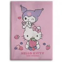 Aymax Hello Kitty Früchtevlies Bettdecke 100 x 140 cm