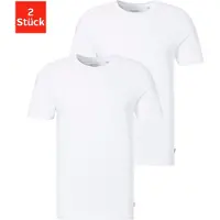 Jack & Jones T-Shirt-Set Basic Crew Neck 12133913 Weiß Regular Fit