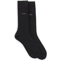 BOSS Zweierpack Business-Socken aus softer, kompakter Baumwolle Grösse 43-46