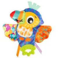 Playgro Crinkle Blankie Tamika Toucan Aktivitätsspielzeug, Babyspielzeug