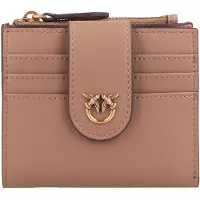 Pinko Leder Geldbörse Multi Purpose Wallet Biscotto Zenzero - Antique Gold taupe