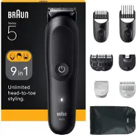 Braun - All-in-One Kit Series 5, 9in1 Grooming, AIO5540 - Black