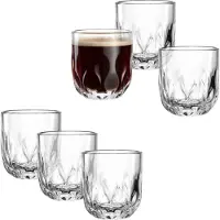 Leonardo Gläser-Set "Kaffee-Glas GOCCE, 220 ml, 6er-Set" 3. Variante, mit Tropfenrelief