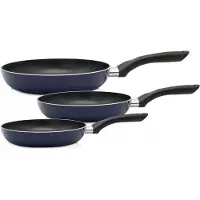 Karl Krueger Karl Krüger 3-tlg Bratpfannen Set TROJA Ø20 /24 /28 cm, Induktions-geeignete, Antihaft-beschichtete, energiesparende Aluminium Bratpfanne