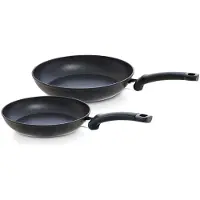Fissler Pfannen-Set "Adamant Classic" Aluminium Set, je 1 Bratpfanne Ø 24 u. 28 cm, 2 Stk. tlg. kratzfest, Made in Germany